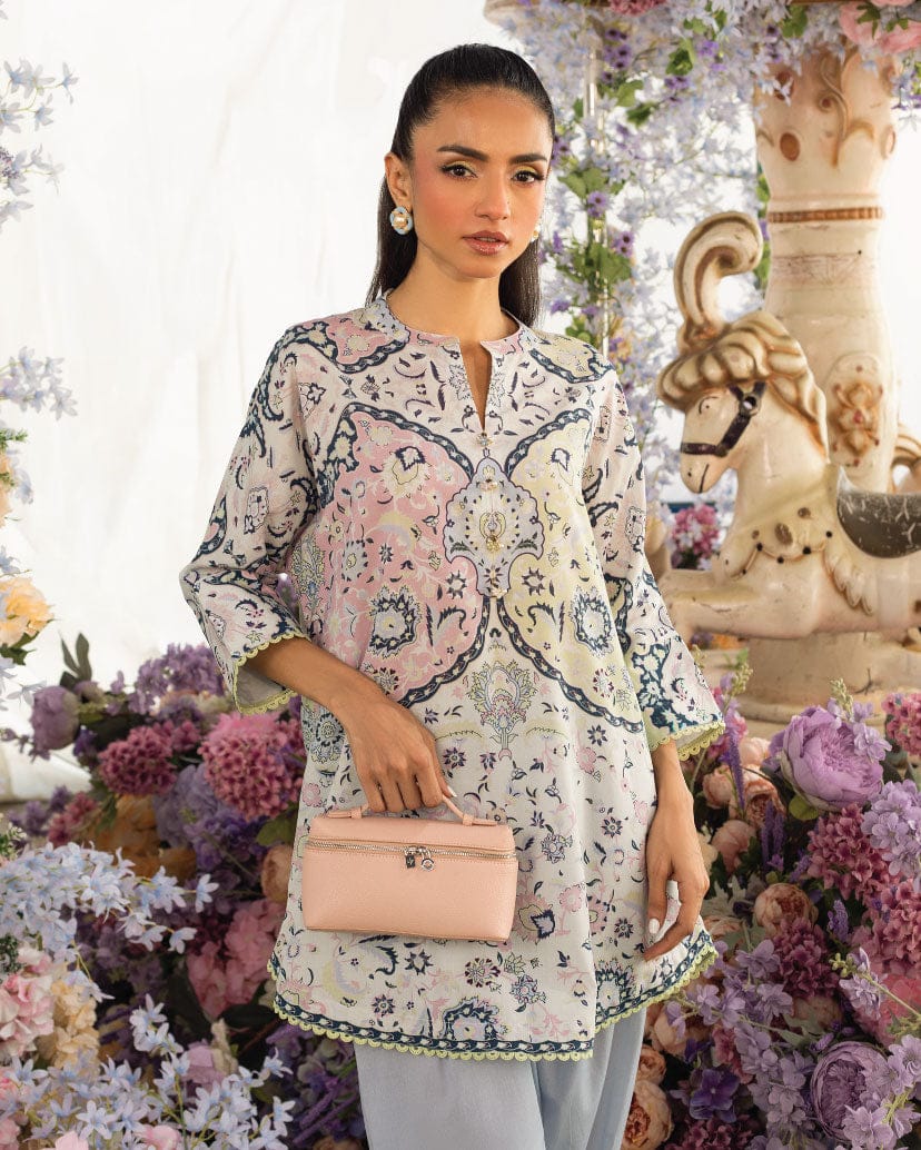 Beautiful🌹 Digital🎨 Print Shirt👚With Digital Print Bell