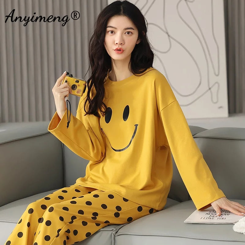 YELLOW SMILEY PRINTED WEAR