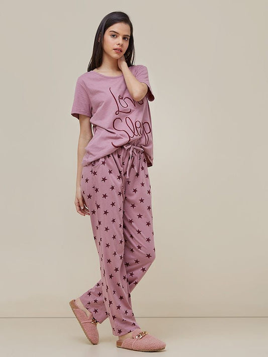 Bagie Love Sleep Printed Longwear PJ Set