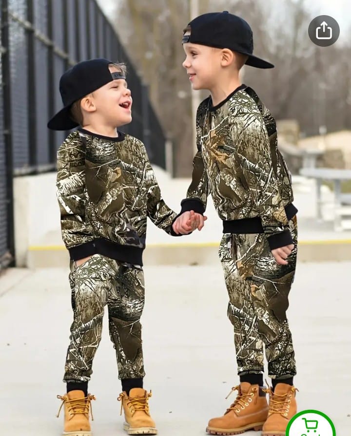 CAMANDO KIDS WINTER TRACKSUIT  SWEATSHIRT+ TOUSER