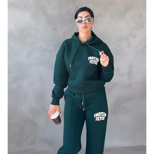 HOODIES AND FLAPPER WOMEN TRACKSUITS
