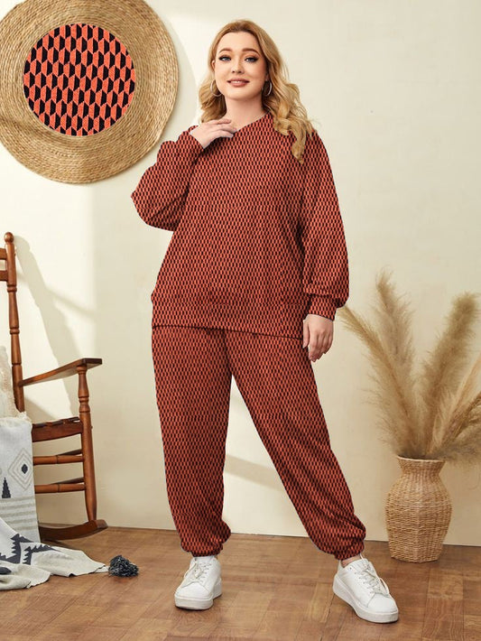 WINTER BOTTOM CHECK TRACKSUITS
