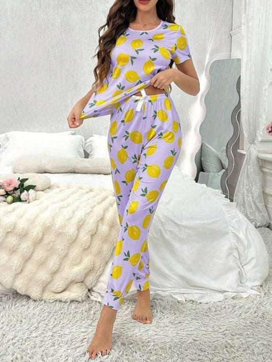 Lemons Printed Night wear